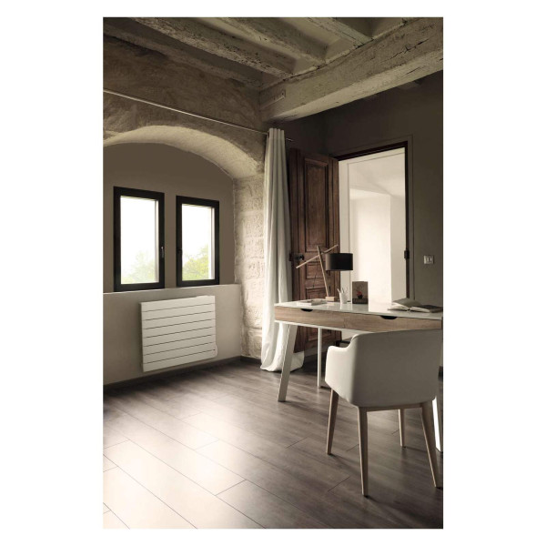 Radiateur électrique Acova Fassane premium horizontal à tubes horizontaux blanc 1500W