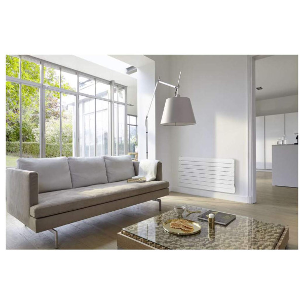 Radiateur électrique Acova Fassane premium horizontal à tubes horizontaux blanc 2000W