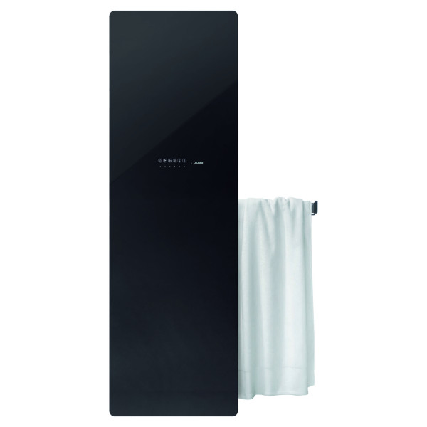 Versus el, surface verre en finition noire, 600w , h 1500 mm / l 475 mm 