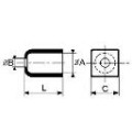 Embout carré ec-52 wh