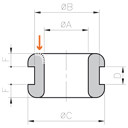 Passe-fils dr-pvc 5/8/11-2