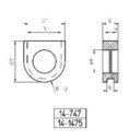 Passe-fils à membrane dg-pvc 14-1475