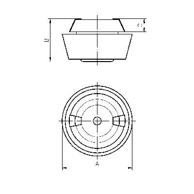 Passe-fils à membrane pliofix m20