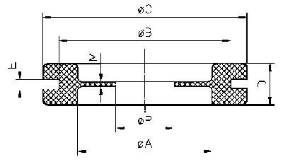 Passe-fils à membrane dg 21/18