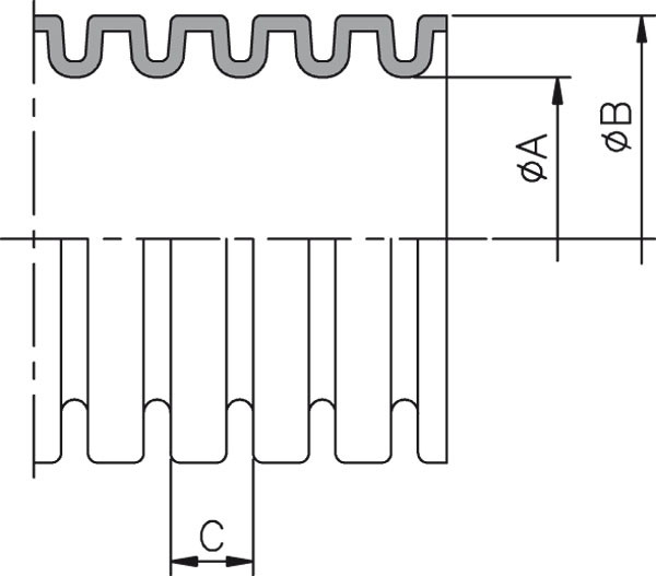 Tuyau flexible pliowell slit pwys 18