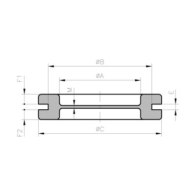 Ses-sterling passe-fils à membrane dg m40