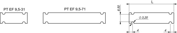 Ses-sterling porte-étiquettes pt ef 9,5-41