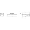 Ses-sterling porte-étiquettes pt eg 9,5-17,5