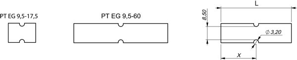 Ses-sterling porte-étiquettes pt eg 9,5-28