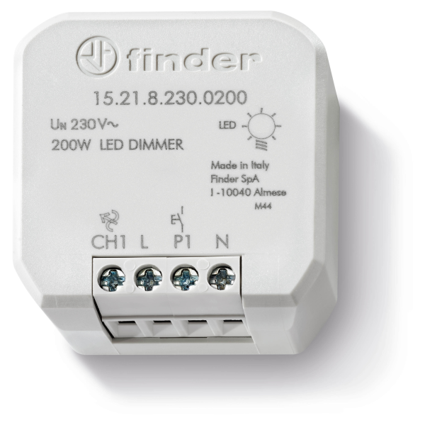 Variateur de lumière pour led 200w 230v ac, variation linéaire, à encastrer (152182300200)