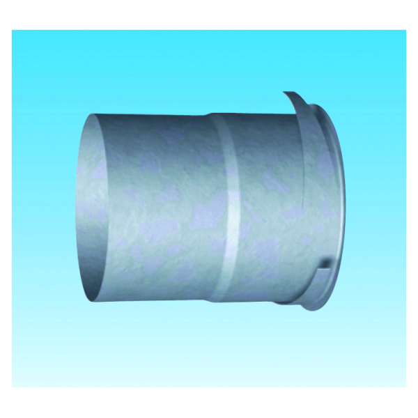 Manchette métallique longue à griffes pour bouches TMM/TMP, D 200 mm. (MTL 200)