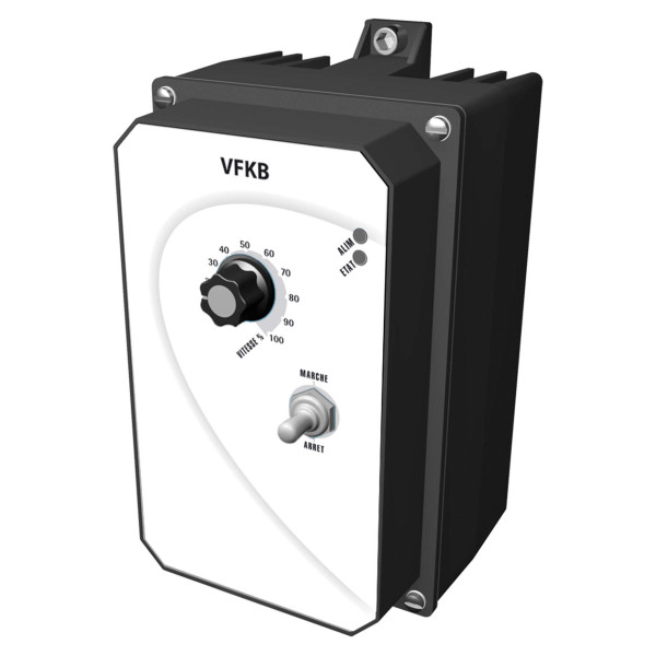 Variateur de fréquence autonome, monophasé, 1,1 Kw. (VFKB mono 1,1kW)