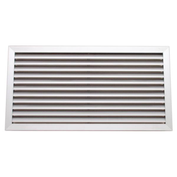 GRILLE FIXE SIMPLE DEFLECTION BLANC 1000X200 MM. (GAF-B 1000/200)