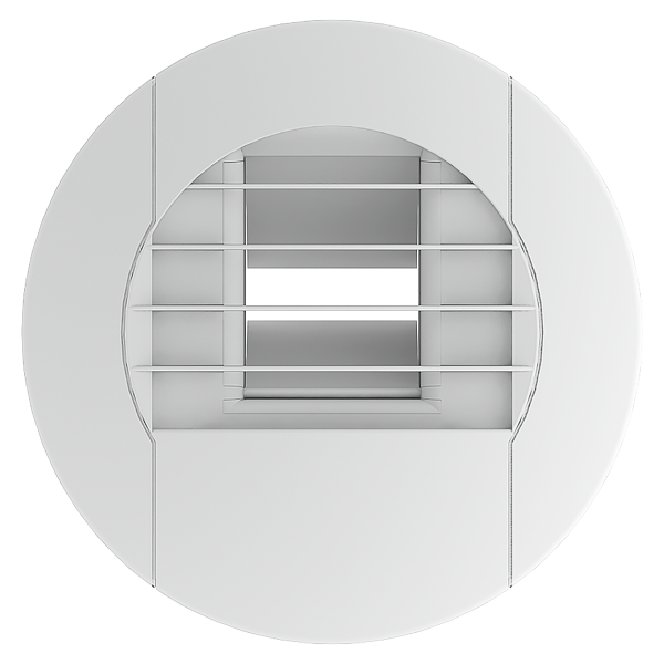 Bouche hygroréglable tertiaire 20/60 m3/h D125mm. (BEHT 20/60)