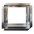 Grille extérieure de soufflage/reprise avec filtre, alu, D 1000 x 400 mm. (GRE/FP 1000X400/50)