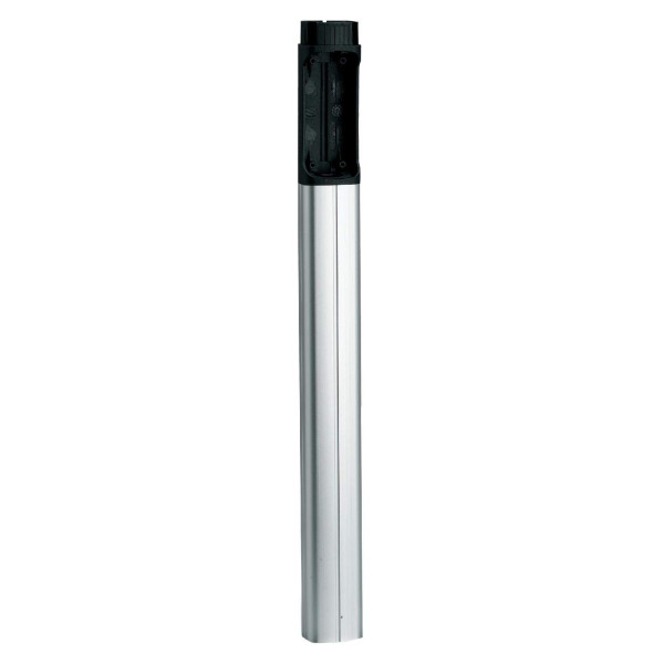 Rallonge de colonnette en pvc ral 9006 h=500mm. a appliquer sur 2 paires de phot