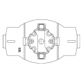 Lame de Caisson à Encastrer pour Flancs de 180 mm Came