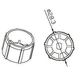 Kit Adaptateur Rond 28,5 x 0,75 mm Came