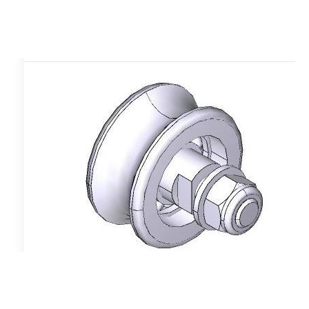 Roues de coulissement pour chariot - porte automatique