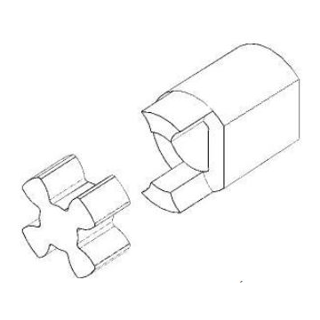 Joint de transmission et pignon Amico Came - pour le moteur d'automatisme de portails battants