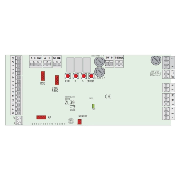 Carte base ZL39A Came - pour barrière automatique