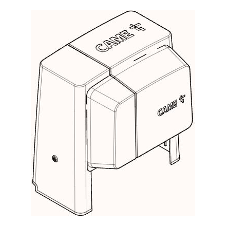 Groupe de Couvercle Moteur Gris Foncé RAL7024 BX Came – pour BX704/708AGS