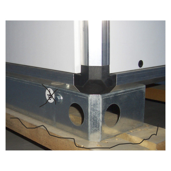 Double flux rotatif 2500 m3/h. Rejet horizontal + Régulation Corrigo. (RHE 2500 VDR D)