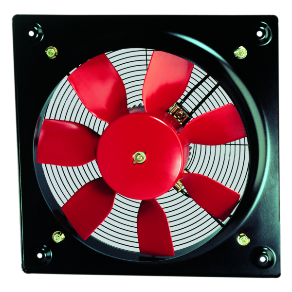 Ventilateur mural, hélice PVC, 12980 m3/h, 4 pôles, monophasé 230V, D 560 mm. (HCFB/4-560/H)