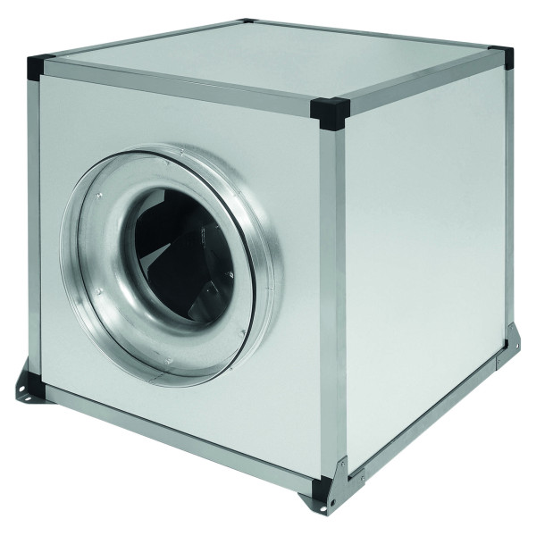 Caisson de ventilation tertiaire double peau, 2660 m3/h, D355 mm, tri 230/400V. (CVAT/4-3000/355 N)