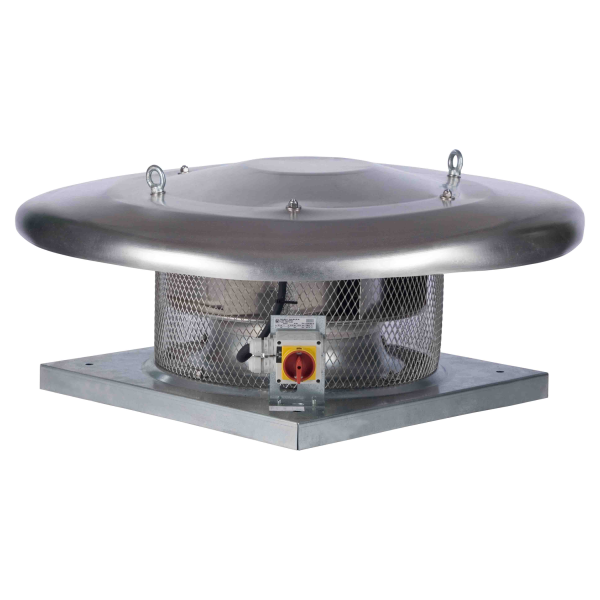 Tourelle centrifuge horizontale régulée, 2020 à 3460 m3/h, boîtier de contrôle. (CRHB-355 ECOWATT PLUS)