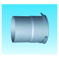 Manchette métallique longue à griffes pour bouches TMM/TMP, D 160 mm. (MTL 160)