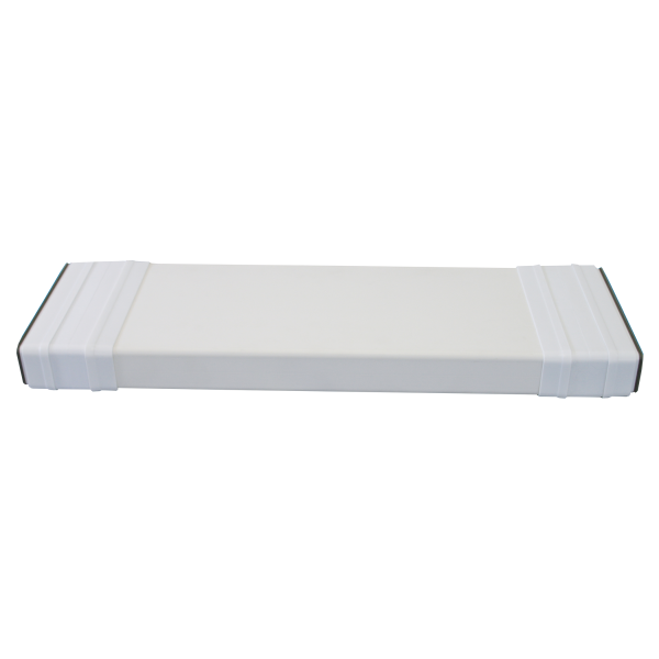 Silencieux ection 55 x220 mm à joints pour réseau TUBPLA, long 50 cm, -4,3 dB(A). (TPAV 125)