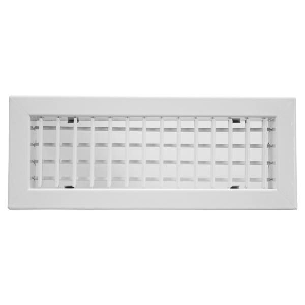GRILLE ORIENTABLE DOUBLE DEFLECTION BLANC 1000X300. (GAO D B 1000/300)