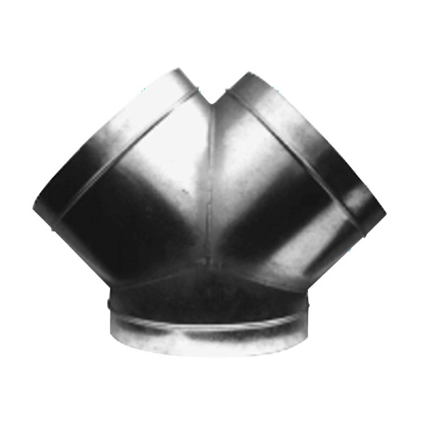 Culotte 45° en acier galvanisé, D 450 mm. (CL 450/45)