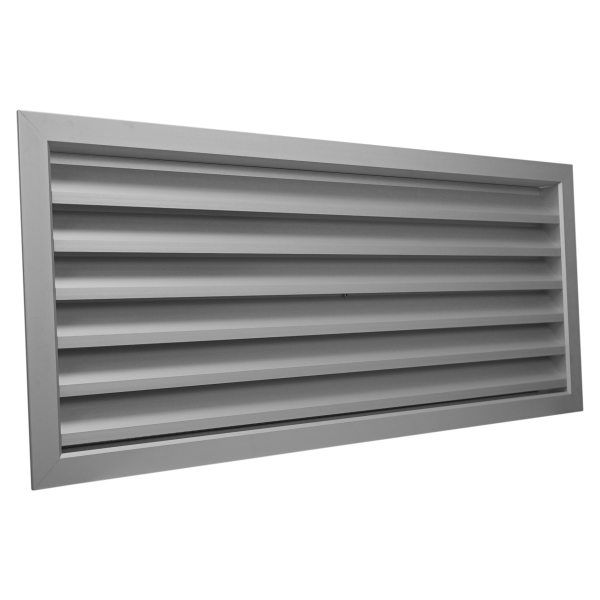 Grille extérieure de soufflage/reprise, alu, 140 à 260 m3/h, D 150 x 150 mm. (GRE 150x150/25)