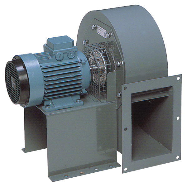 EXTRACTEUR CENTRIFUGE 4 POLES HAUTE TEMPERATURE 300°C 7560M3H. (CRMT/4-450/185-5,5)