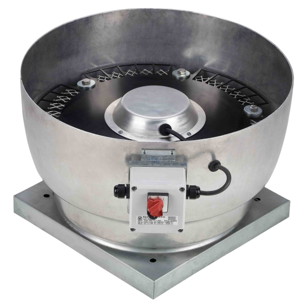 Tourelle centrifuge verticale régulée, 2020 à 3460 m3/h, boîtier de contrôle. (CRVB-355 ECOWATT PLUS)