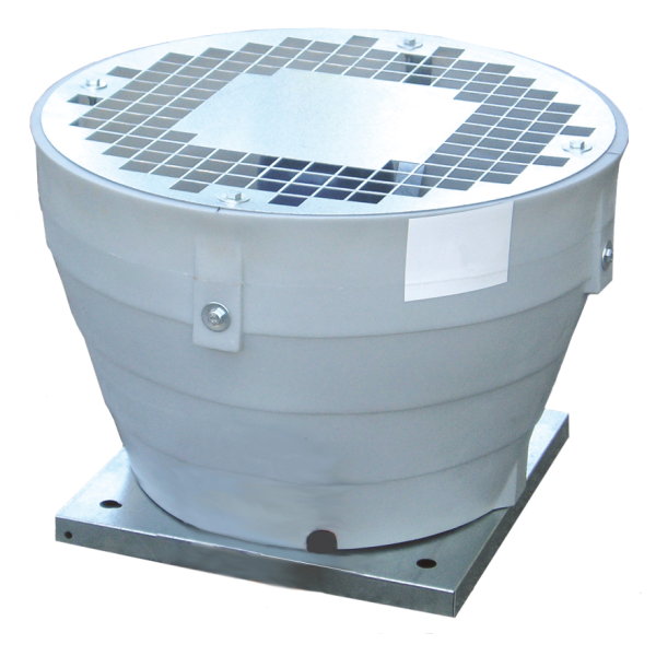 Tourelle centrifuge verticale, 7500 m3/h, 6 poles, D 500 mm, triphasée 400V. (TAVT/6-105)