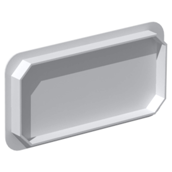 Bouchon PVC rigide rectangulaire 55 x 110 mm mm, gamme TUBPLA. (BFR 100)