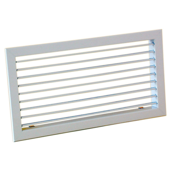 GRILLE ORIENTABLE SIMPLE DEFLECTION ALUMINIUM 500X150. (GAO A 500/150)