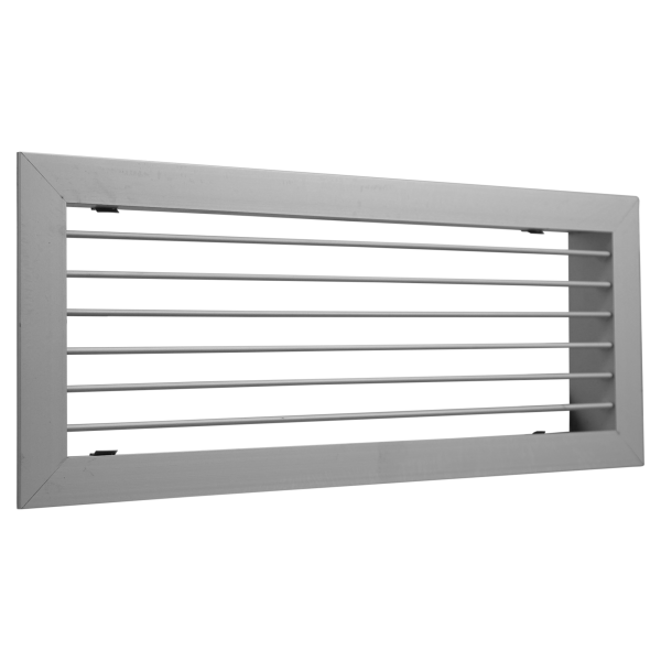 GRILLE ORIENTABLE SIMPLE DEFLECTION ALUMINIUM 500X150. (GAO A 500/150)