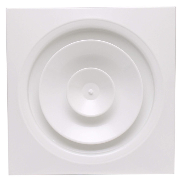 Diffuseur circulaire à jet réglable pour faux plafond, blanc, D raccord 315 mm. (GCI/P 315)