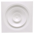 Diffuseur circulaire à jet réglable pour faux plafond, blanc, D raccord 315 mm. (GCI/P 315)