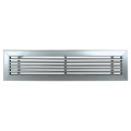 Grille linéaire de soufflage/reprise, blanc, 275 à 750 m3/h, D 500 x 100 mm. (GLF 500X100 BLANCHE)