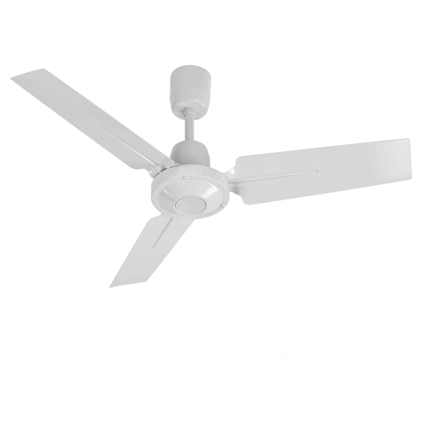 VENTILATEUR PLAFOND 3 V REGULATEUR FOURNI, BLANC, 1400 MM, COMPATIBLE RADIO CDE. (HTB 150 RC)