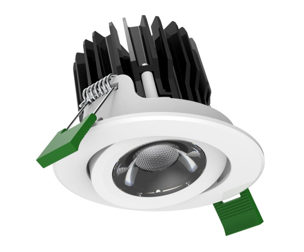 Coreline spot led d68 rs156 orient. 830 dim 36d 13w 1200lm ip44 50000h l70 blanc