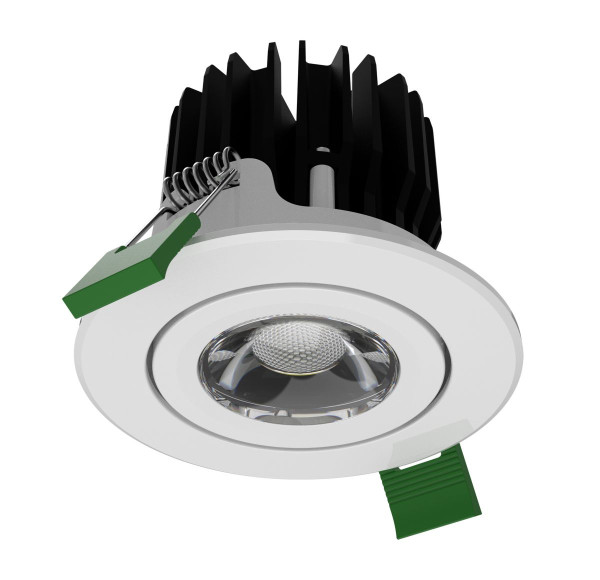 Coreline spot led d68 rs156 orient. 830 dim 36d 13w 1200lm ip44 50000h l70 blanc