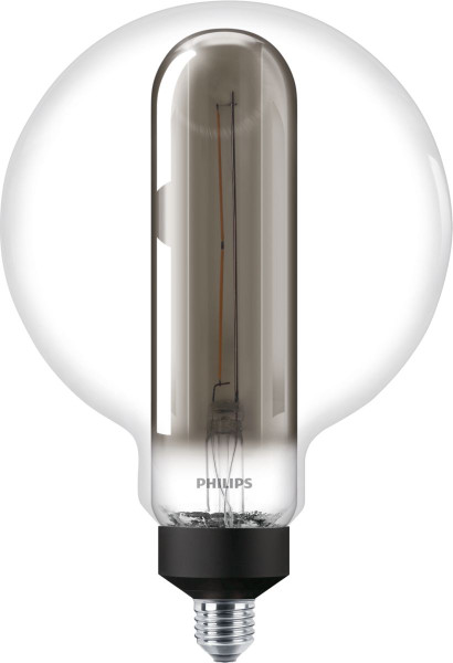 Modern double giant ledglobe filament dim 6,5-20w e27 1800k fumée