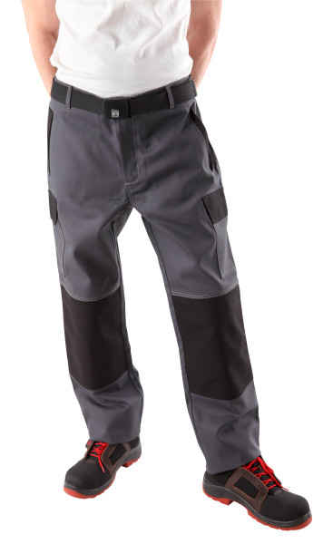 Pantalon  12cal/cm gris/noir non feu soudure as-l