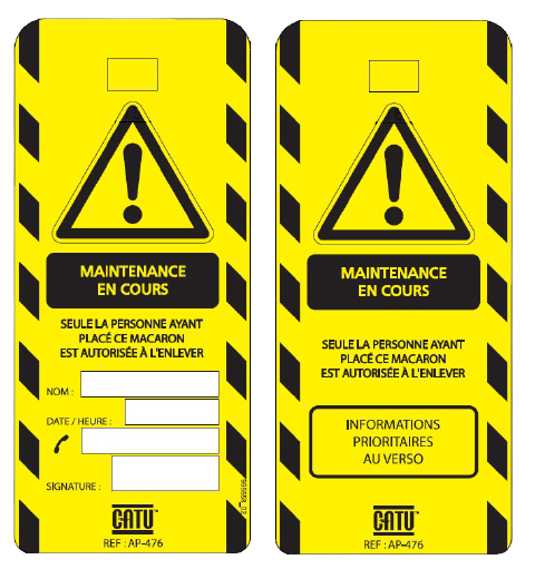 Affichette "maintenance en cours"       